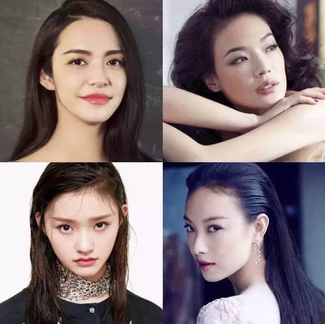 four chinese women that are examples of beauty in china