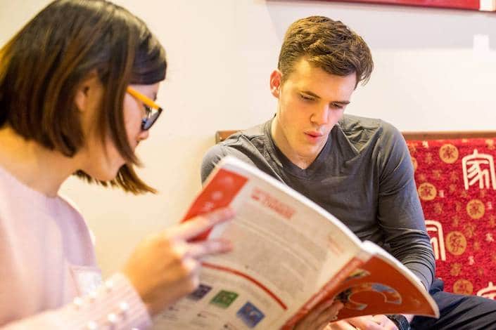 a CLI student and teacher studying Chinese