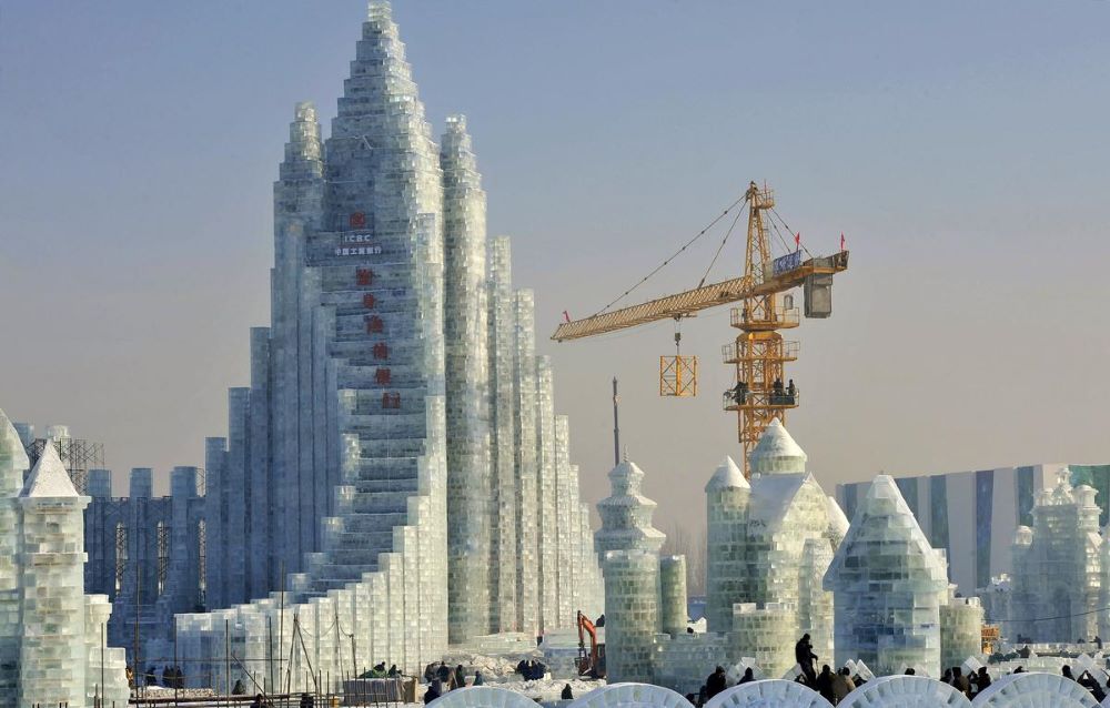 Harbin China ice sculptures