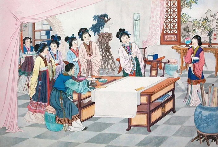 les histoires traditionnelles produisent des proverbes chinois sur la famille