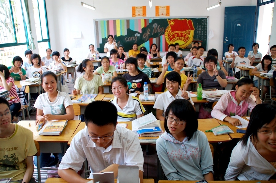 enseñar inglés en china