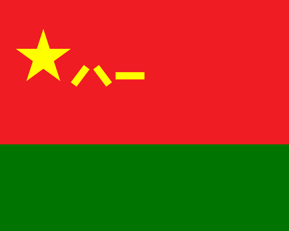 bandera de la rama de las fuerzas terrestres chinas del ejército chino