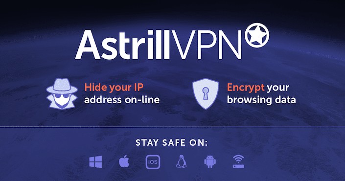 Logotipo de Astrill VPN