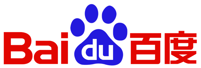 the logo for Baidu, a Chinese search engine