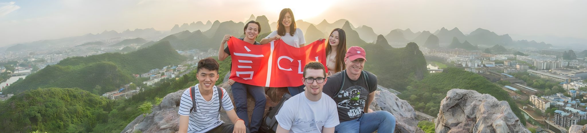 Students experiencing life at CLI in Guilin, China