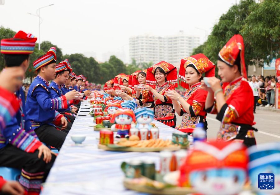 Sanyuesan festival traditions in Guangxi
