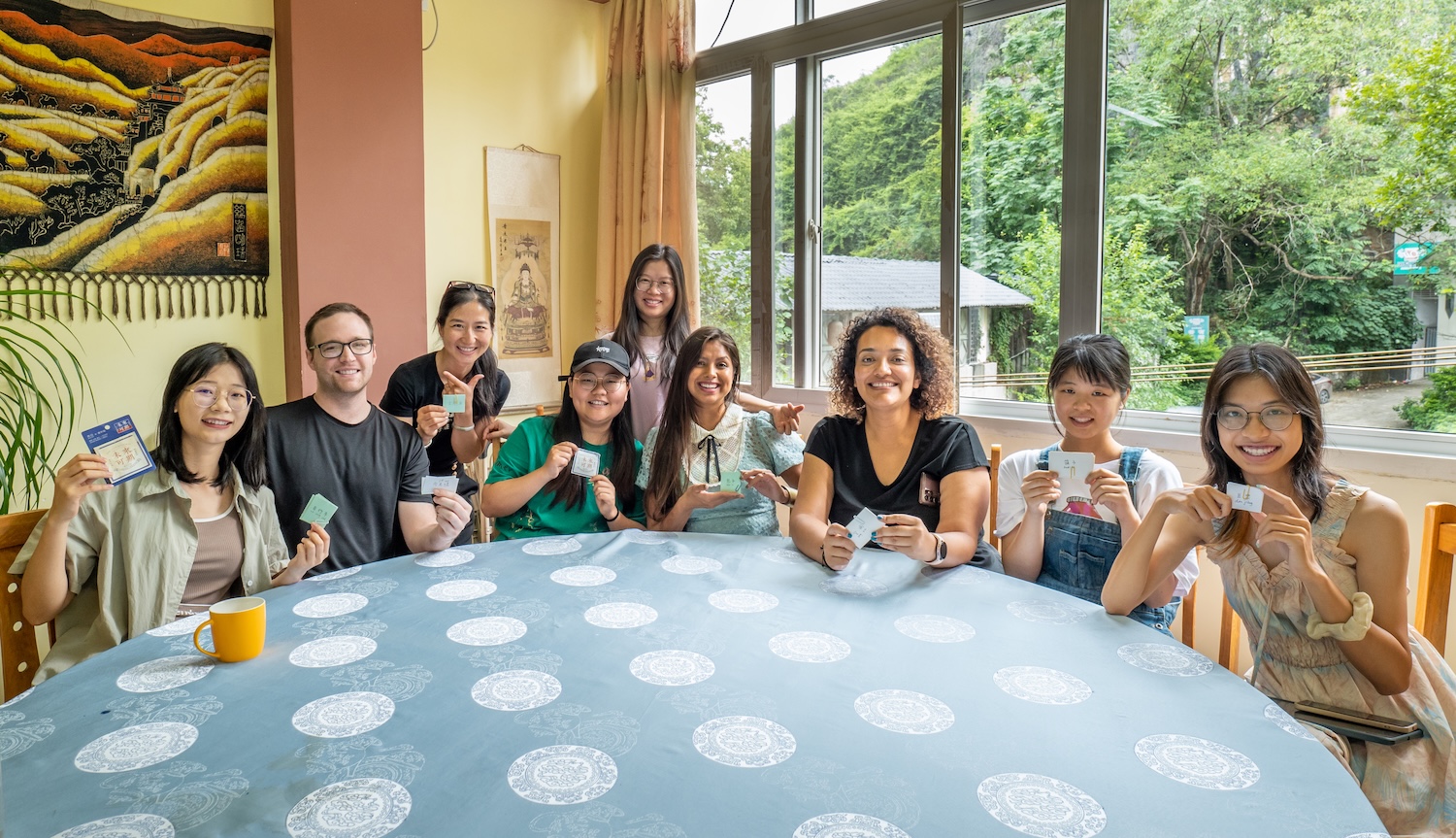 CLI students in a classroom activity in Guilin