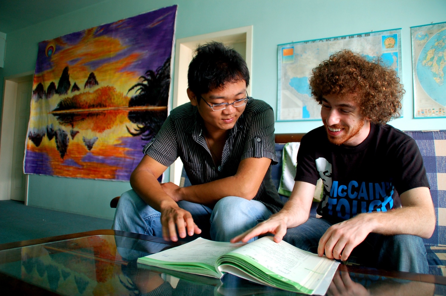 Joe and Dayong, CLI’s first student-teacher pair
