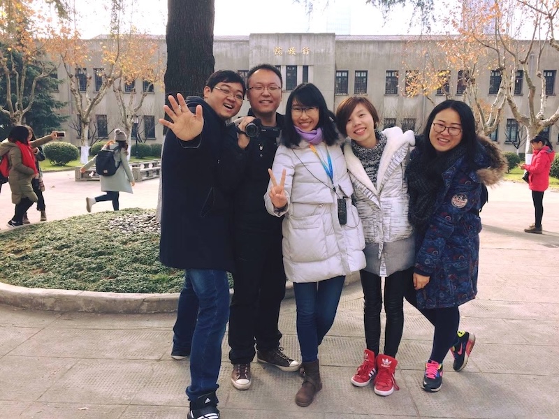 The CLI 2017년 난징에서 열린 워크숍에 참가한 팀원들